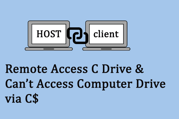 How to Remote Acess C Drive & Fix Can’t Access Drive via C$