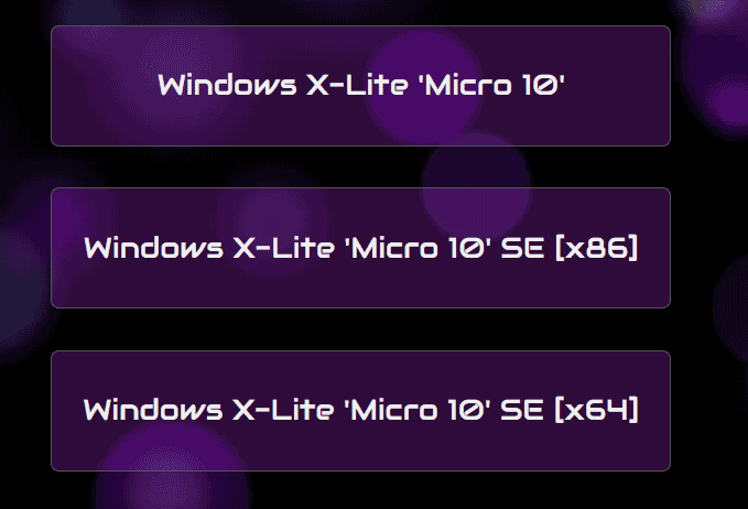 Learn: Windows X-Lite Micro 10/Micro 10 SE, ISO Download/Install