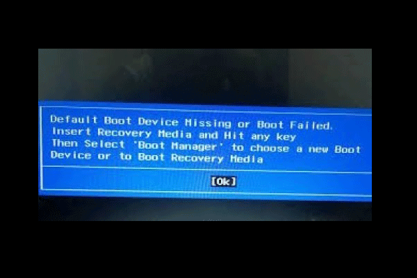 Fixed – Default Boot Device Missing or Boot Failed on Lenovo/Acer