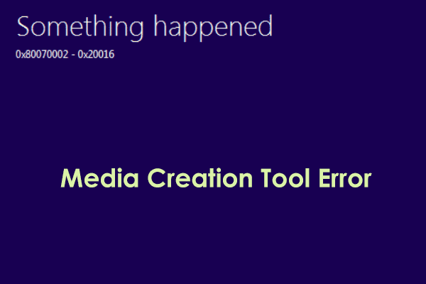 What If You Meet the Media Creation Tool Something Happened Error