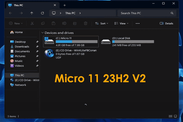 Micro 11 23H2 V2 Download & How to Install on a PC