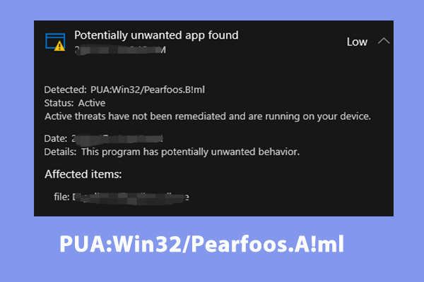 Apa Itu PUA:Win32/Pearfoos.A!ml & Bagaimana Cara Menghapusnya Dari Komputer Anda?