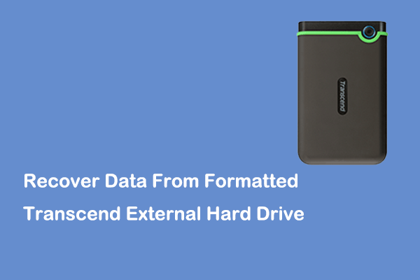 Cara Memulihkan Data Dari Hard Drive Eksternal Transcend yang Diformat