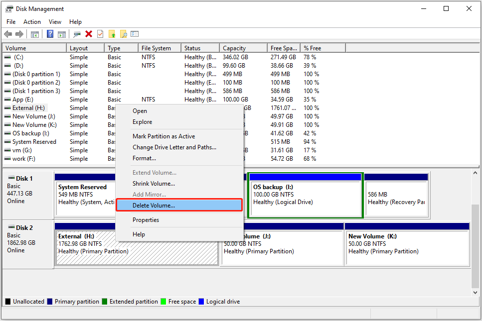 How to Remove Partition on External Hard Drive (3 Methods)