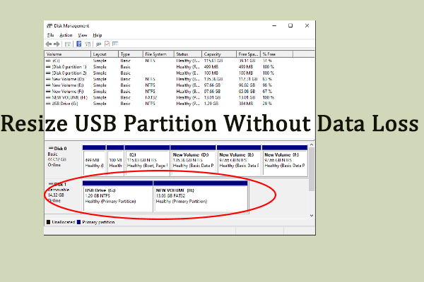 Two Methods to Resize a USB Partition Without Data Loss