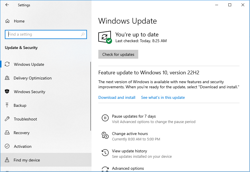 Settings is not changed. Windows 10 20h2. Windows 20.