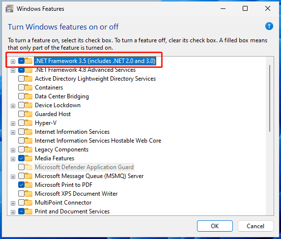 install .NET Framework 2.0