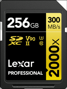 Lexar Professional 2000x UHS-II SDXC Card