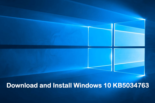 Panduan lengkap: Download dan Instal Windows 10 KB5034763