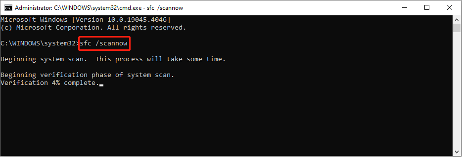 run the SFC command