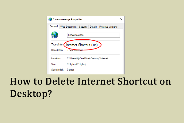 How to Fix the Internet Shortcut Is Not Deleting on Desktop?
