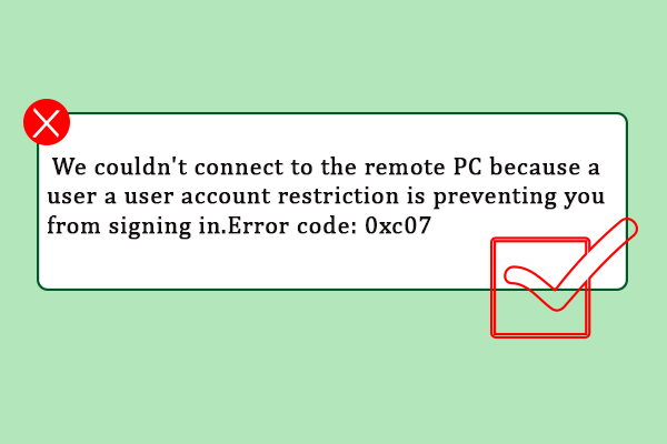 How to Fix User Account Restriction Is Preventing from Logging on
