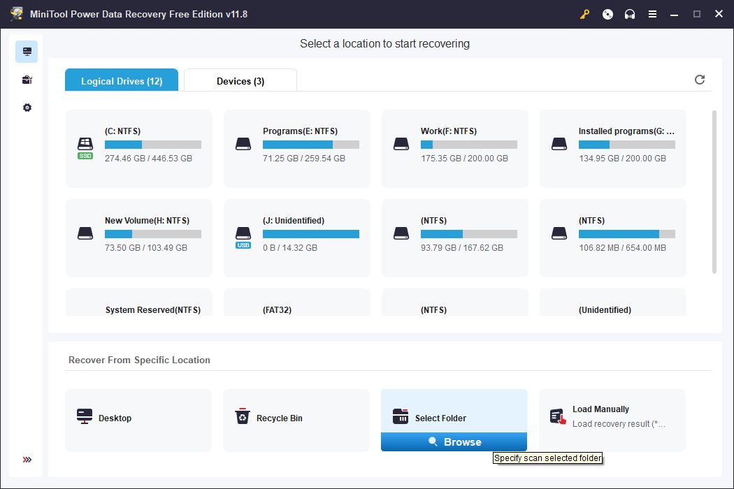 Alat Mini Pemulihan Data Daya