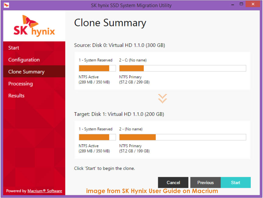 Utilitas Migrasi Sistem SSD SK Hynix