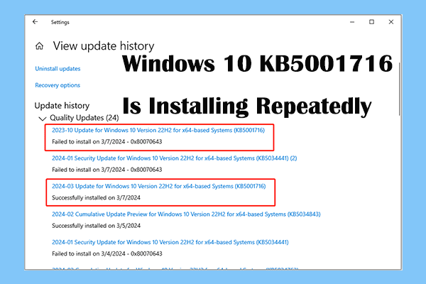 Windows 10 KB5001716 Is Installing Repeatedly? Resolve It Now!