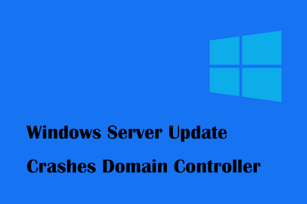 Perbaiki: Pembaruan Server Windows membuat Pengontrol Domain mogok