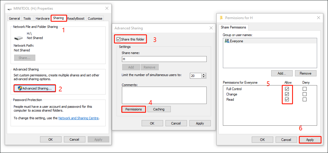 make PCs have full access to this drive