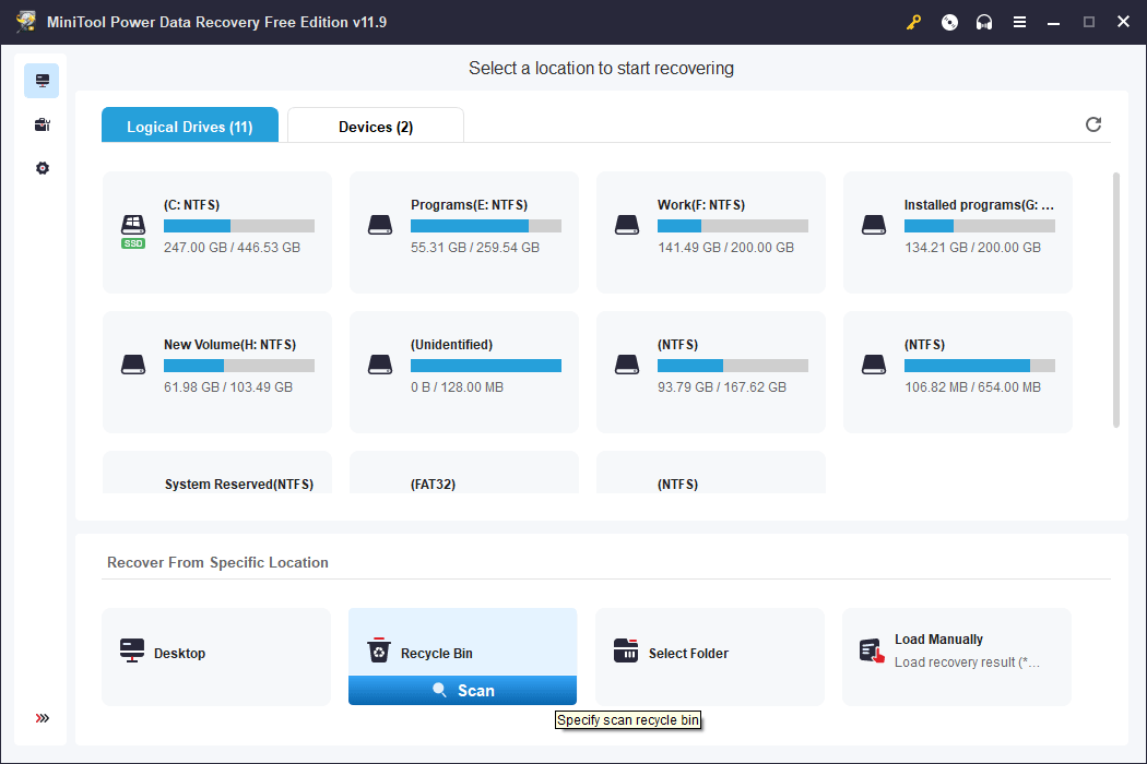 memulihkan pintasan yang dihapus dari Recycle Bin