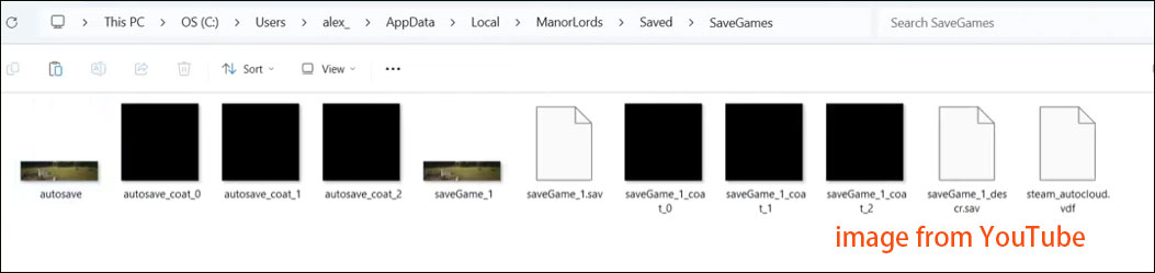 Manor Lords save file location