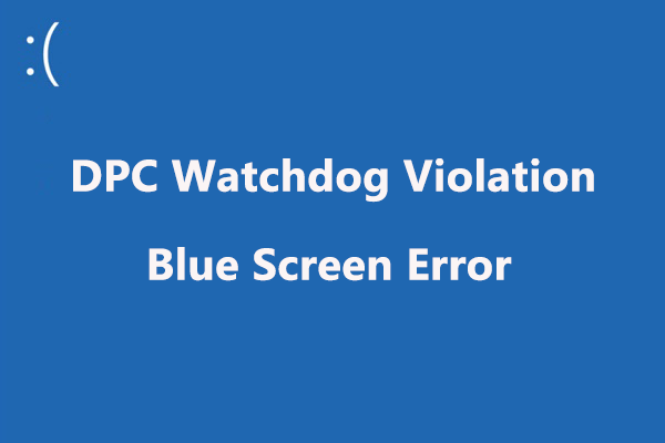 Come Risolvere: Violazione del Watchdog DPC su Windows 10