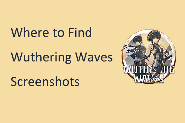 Di mana Menemukan Tangkapan Layar Wuthering Waves di PC Windows