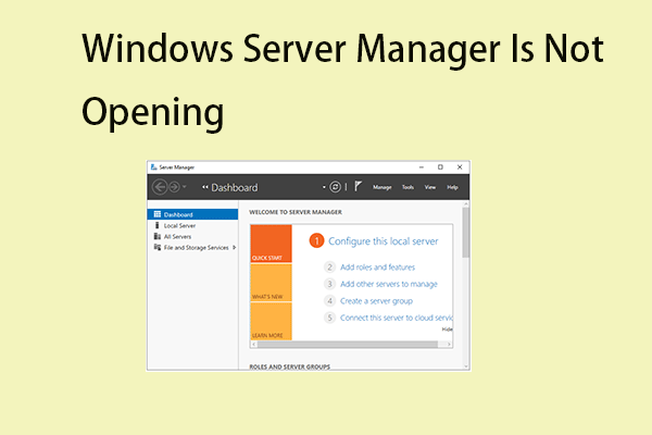 Manajer Server Windows Tidak Dapat Dibuka?  Perbaiki Sekarang!