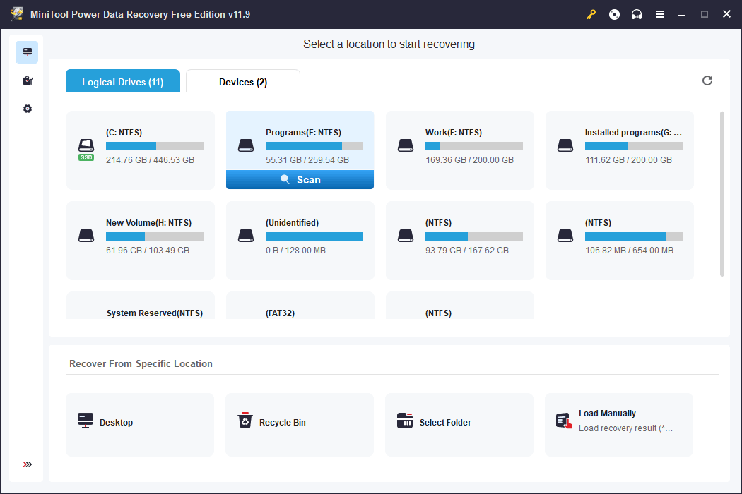 Alat Mini Pemulihan Data Daya