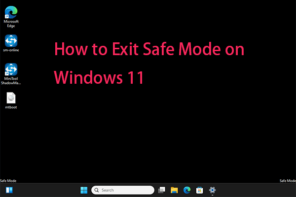 Bagaimana cara keluar dari Safe Mode di Windows 11?  Berikut 4 caranya!