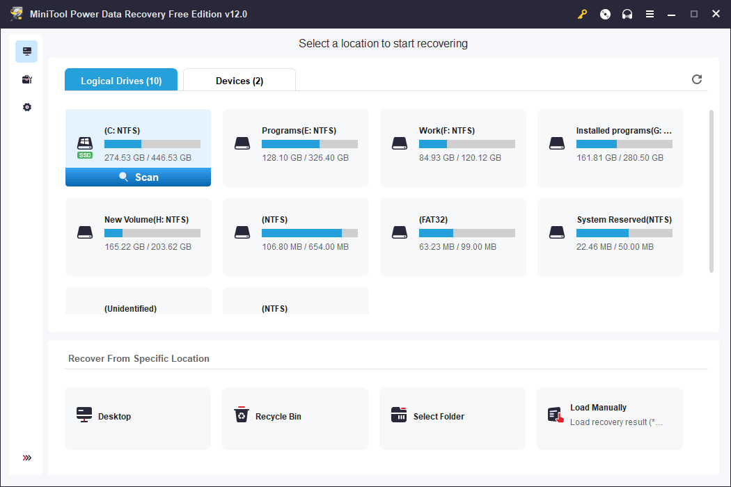 Pulihkan file yang terhapus dengan MiniTool Power Data Recovery