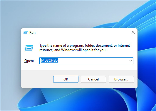 open the Run window