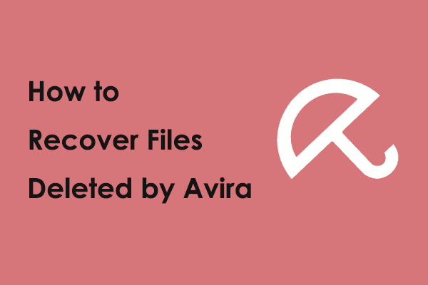 Cara Memulihkan File yang Terhapus dengan Avira Gratis