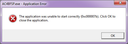 application error