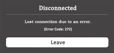 error code message