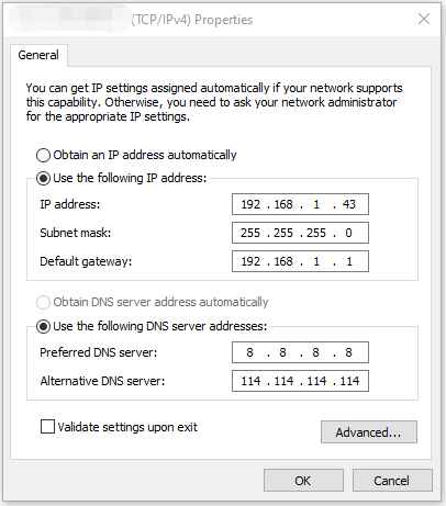 TCP/IPv4