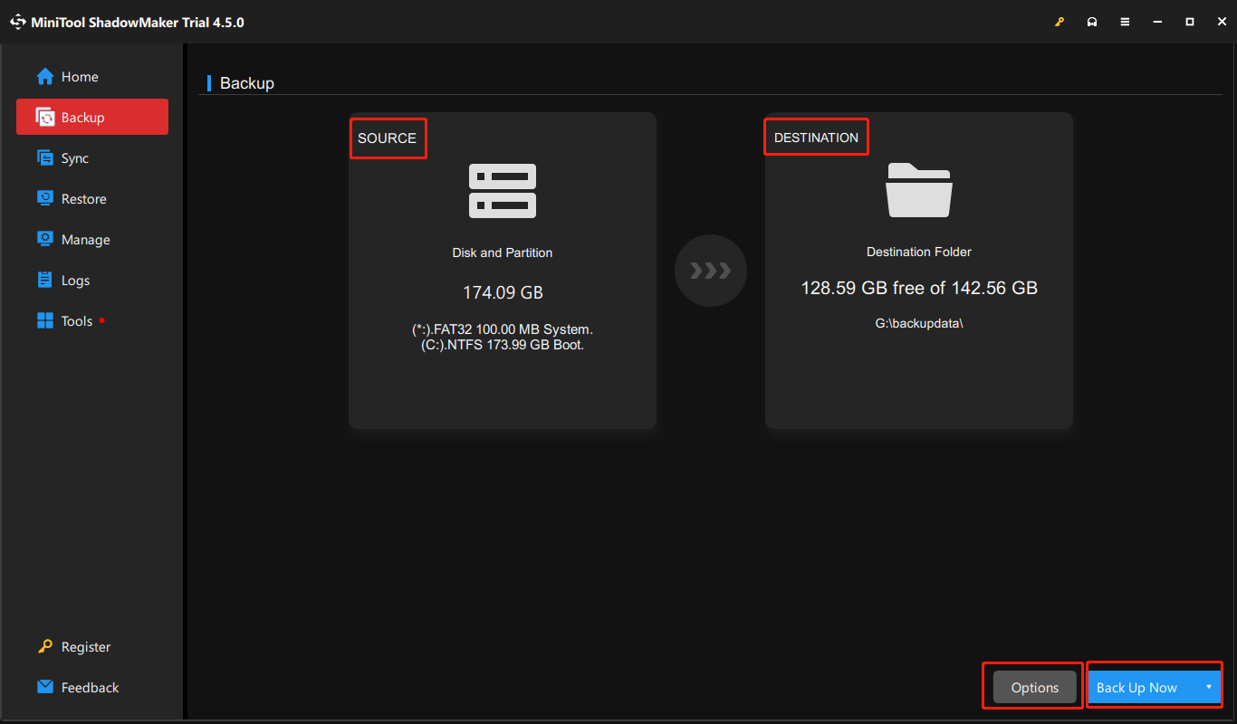 back up Metal Slug Tactics save files using MiniTool ShadowMaker