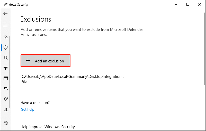 add an exclusion for Abiotic Factor exe file