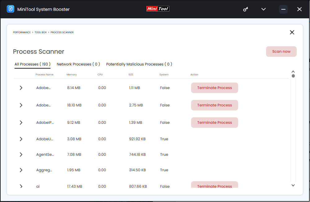 terminate resource-hogging background programs