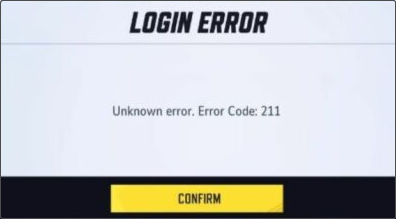 Marvel Rivals login error unknown error code 211