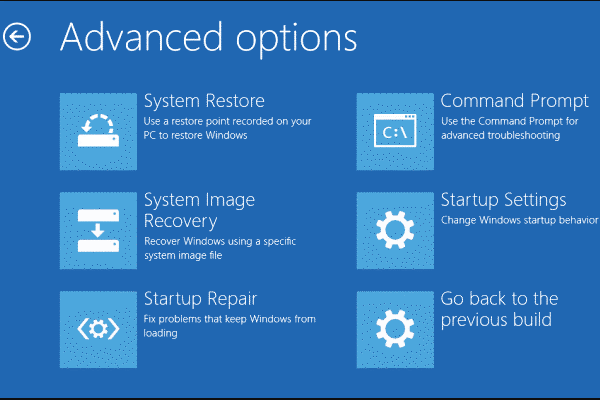 select Startup Settings in Advanced options