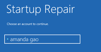 scegli account utente