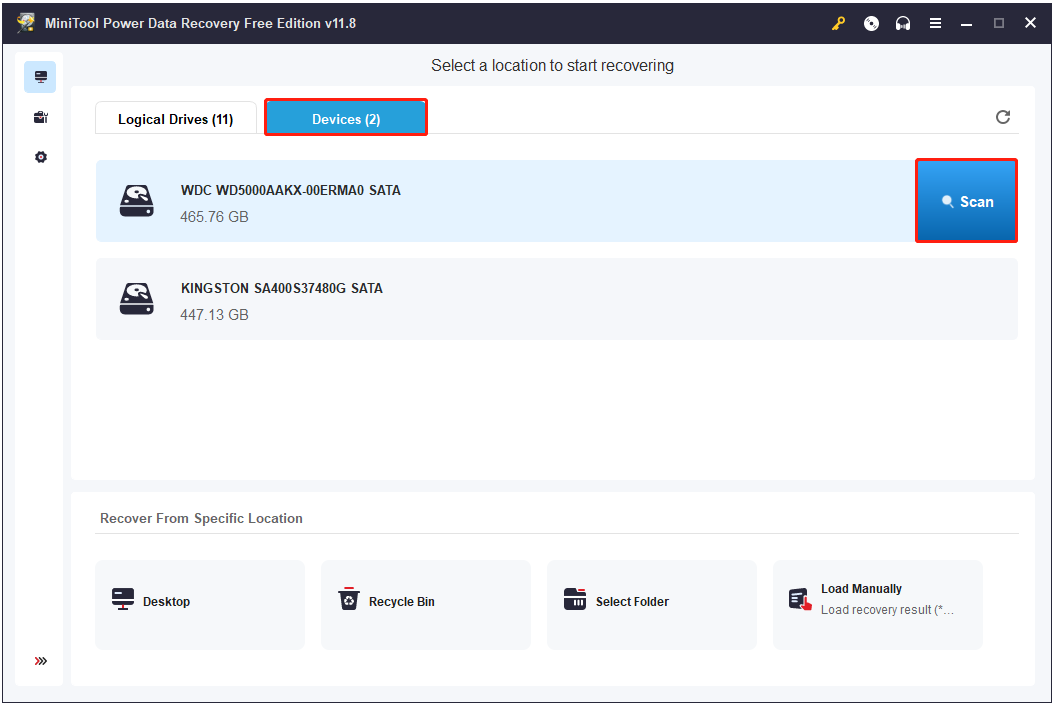 digitalizar todo o disco