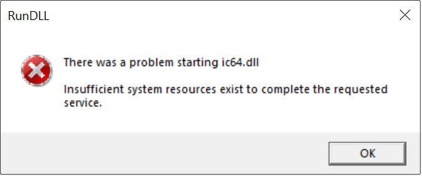 ic64.dll file error message