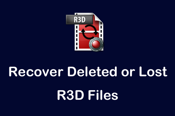 Expert Recovery Tips: Recover Deleted R3D Files on Windows/Mac
