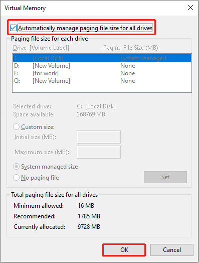 adjust advanced system settings