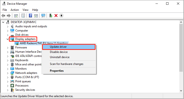 update graphics drive card