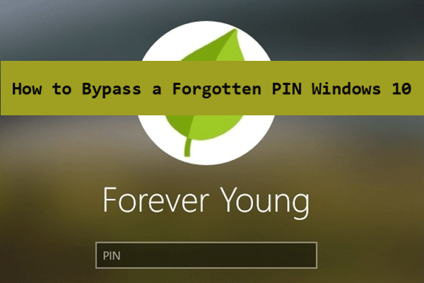 How to Bypass a Forgotten PIN Windows 10 With Command Prompt