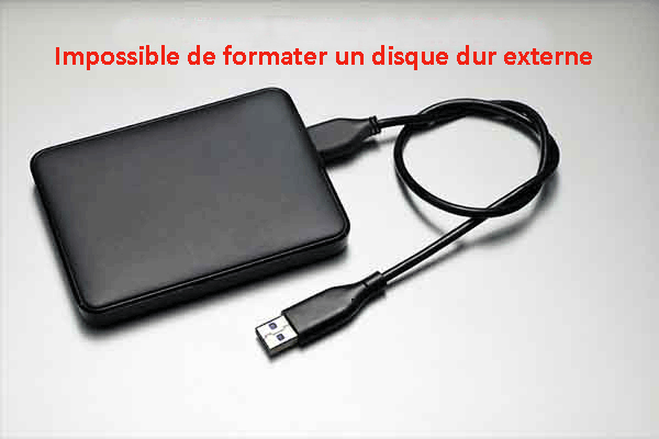 Impossible de formater un disque dur externe? Voici 7 correctifs