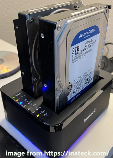 Inateck hard drive cloner clone disk