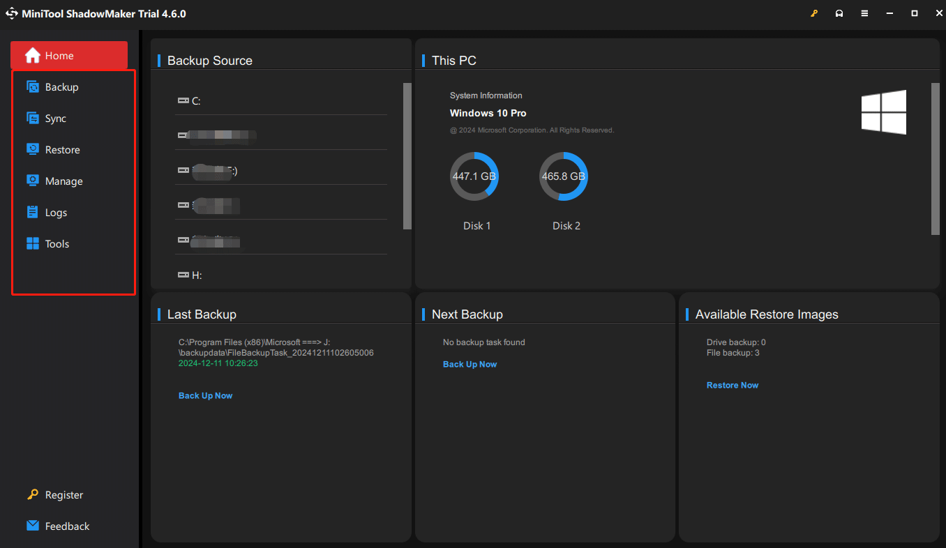 MiniTool ShadowMaker