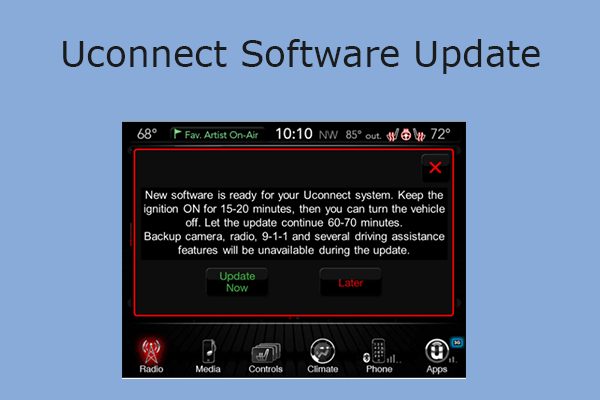 Como atualizar o software e o mapa do Uconnect [Guia completo]